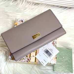 Kate Spade Taupe Leather Wallet